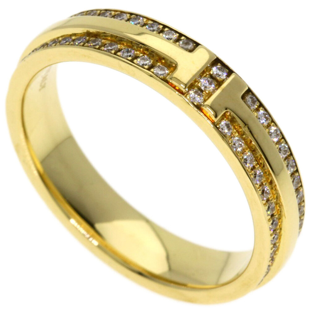 TIFFANY & CO. 18k Gold Diamond Ring